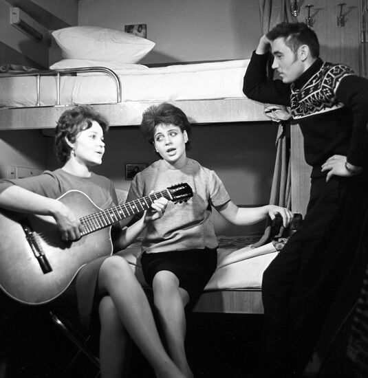 Girls sing