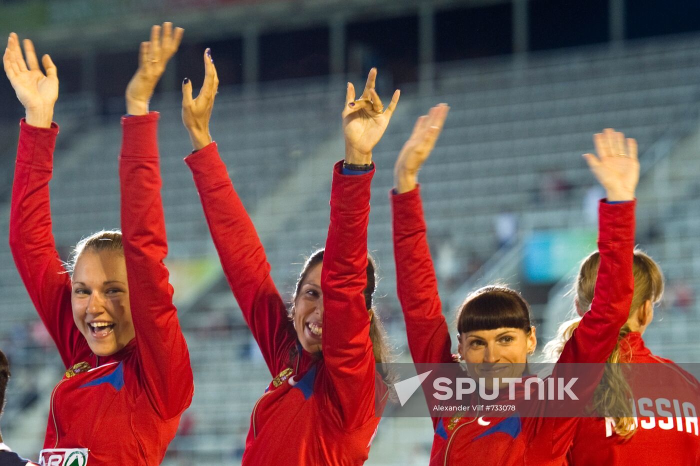 Russian women's team wins gold in European relay race