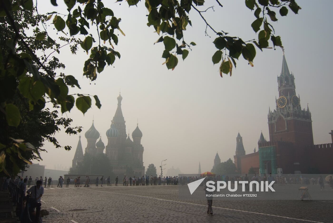 Smoke from peat fires blanketed Moscow