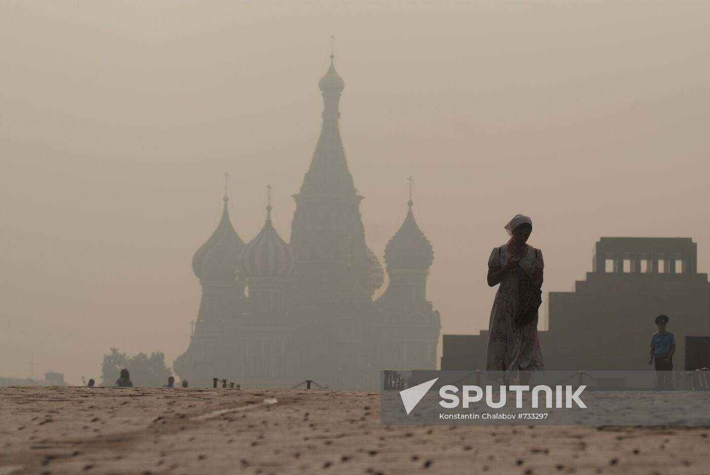 Smoke from peat fires blanketed Moscow