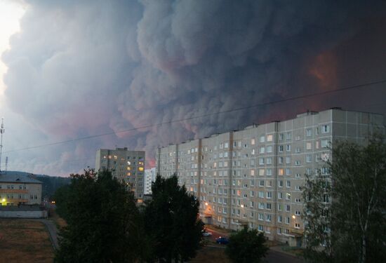 Fire in Nizhny Novgorod region