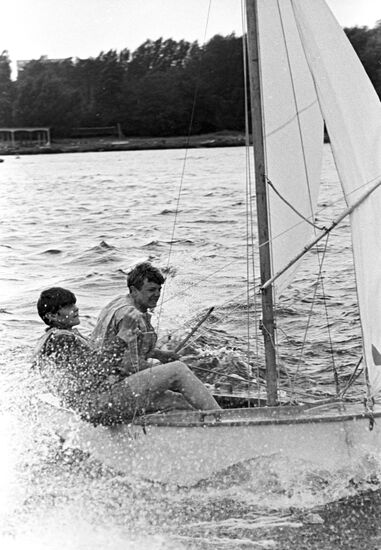 Training run in yacht