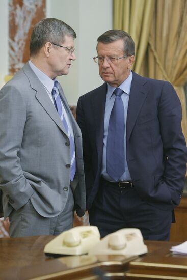 Yury Chaika and Viktor Zubkov