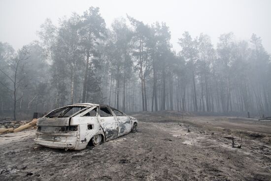 Ryazan Region hit by massive wildfires