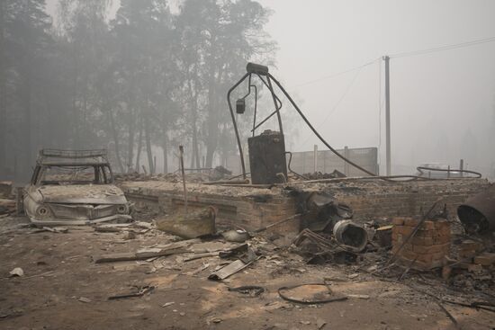 Ryazan Region hit by massive wildfires