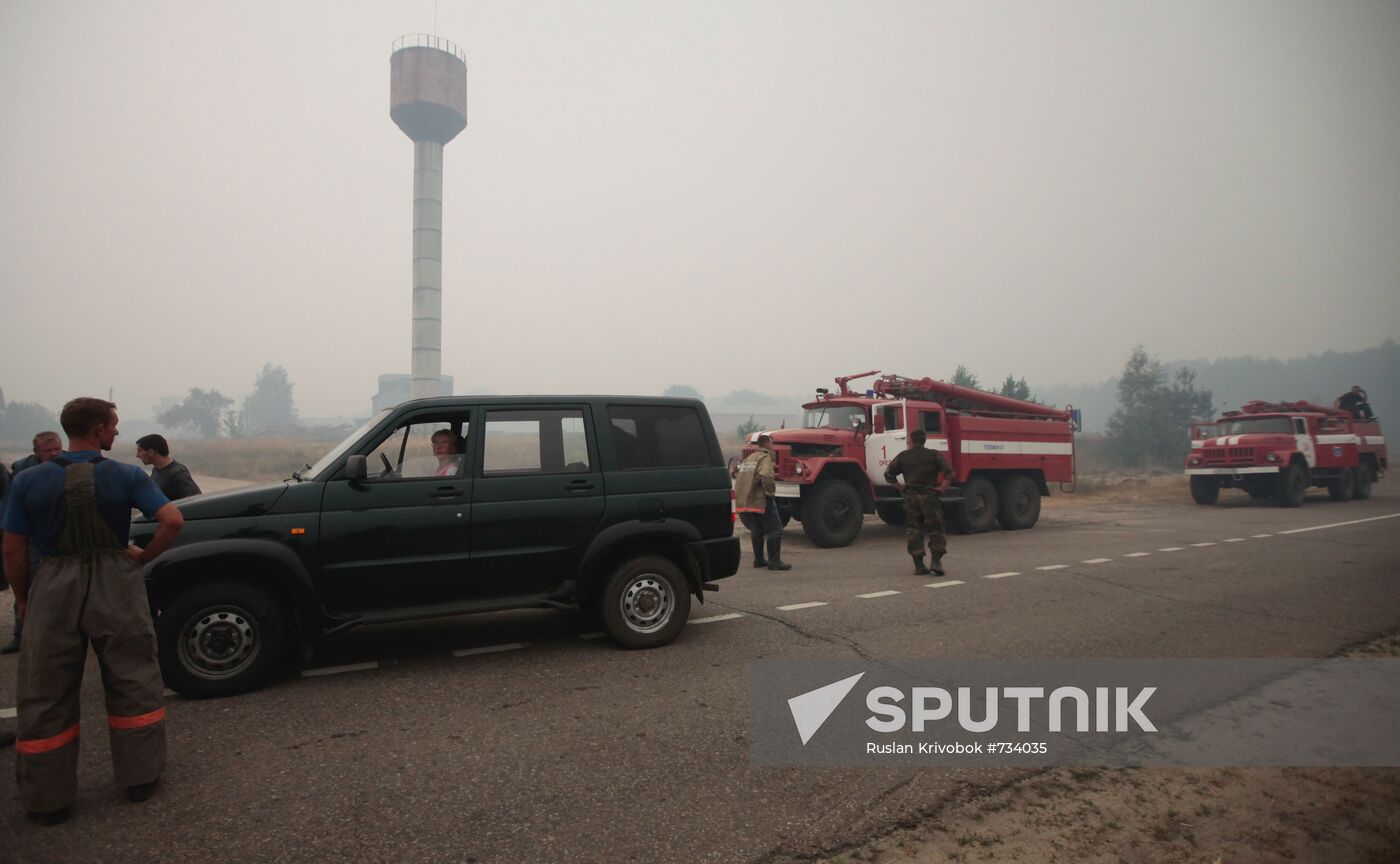 Wildfires in Moscow Region