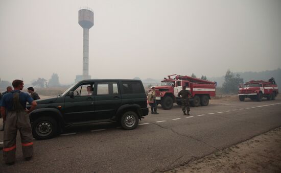 Wildfires in Moscow Region