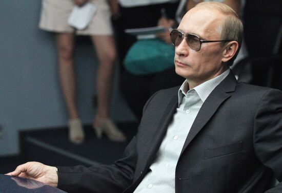 Vladimir Putin visits Gazprom-VNIIGAZ Ltd.