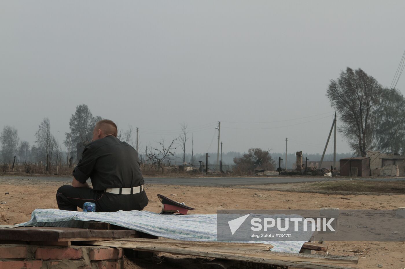 Aftermath of wildfires in Nizhny Novgorod Region