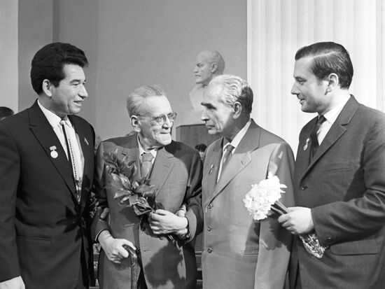 1963 Lenin Prize awards ceremony for outstanding achievements in literature, art and architecture