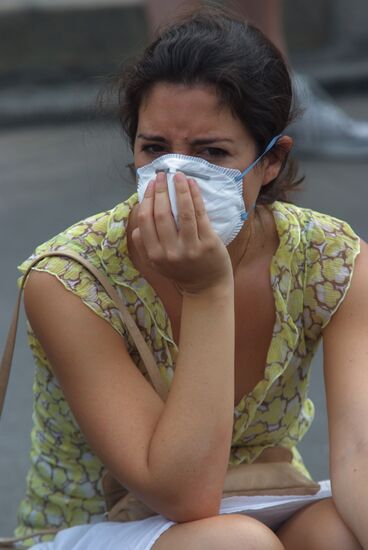 Moscow engulfed by wildfire smoke