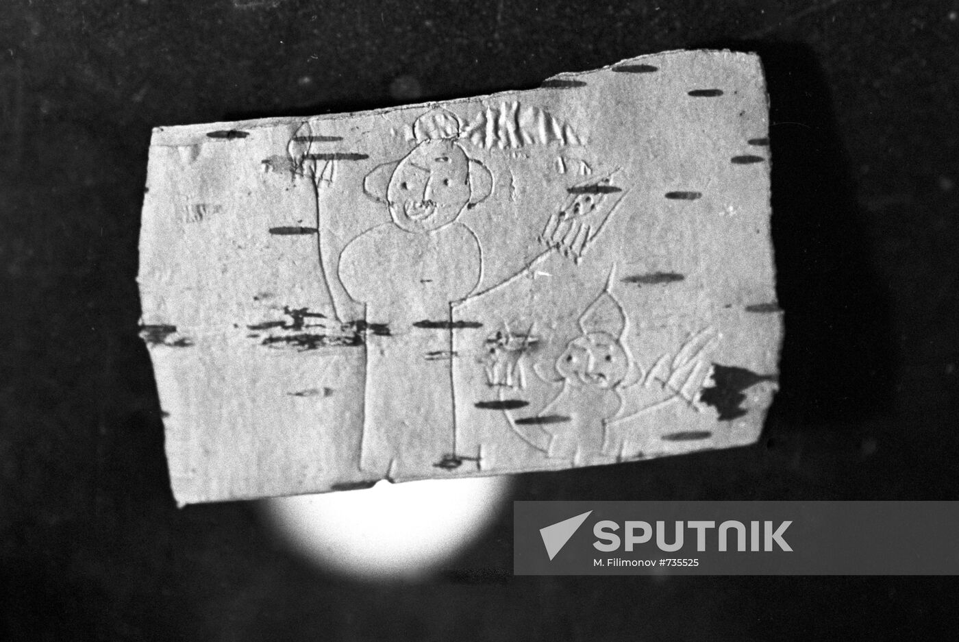 Birch bark drawings