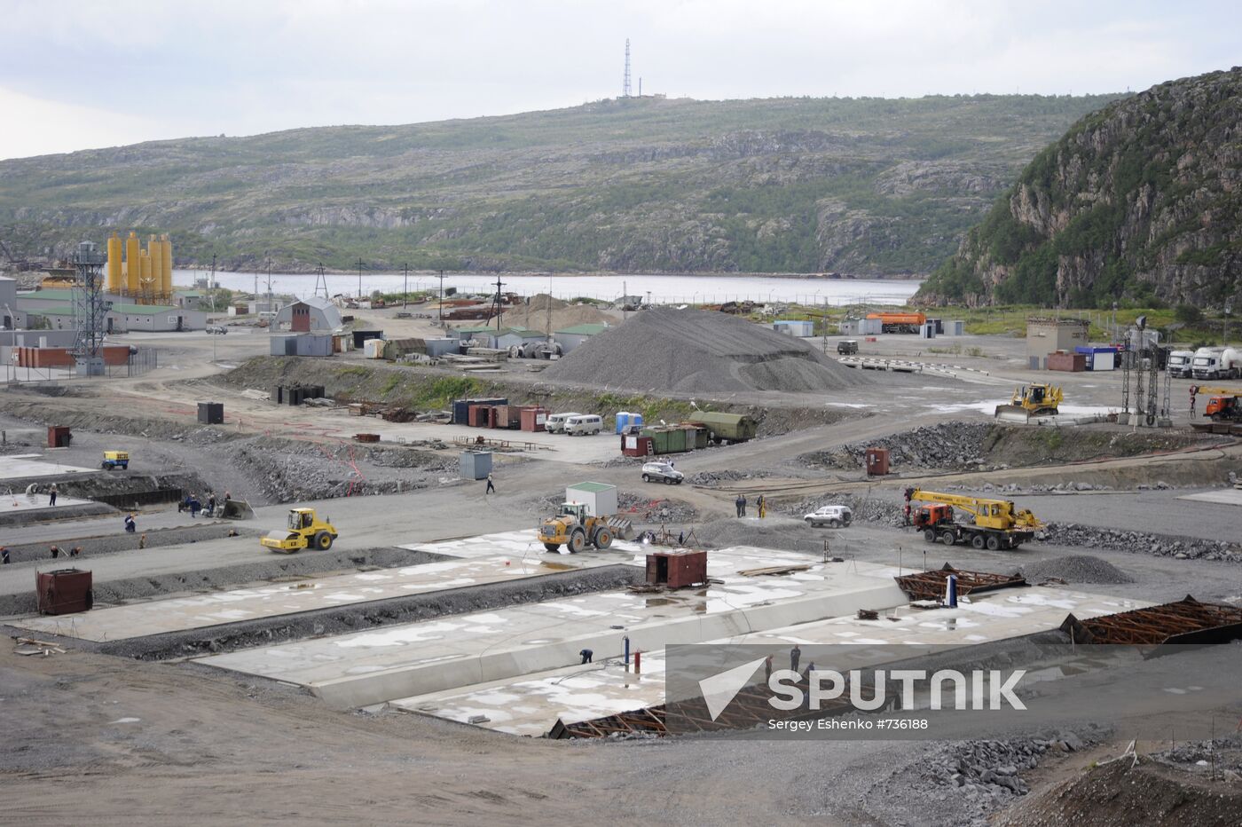 Storage area for reactor compartments in Murmansk Region