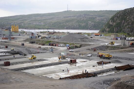 Storage area for reactor compartments in Murmansk Region