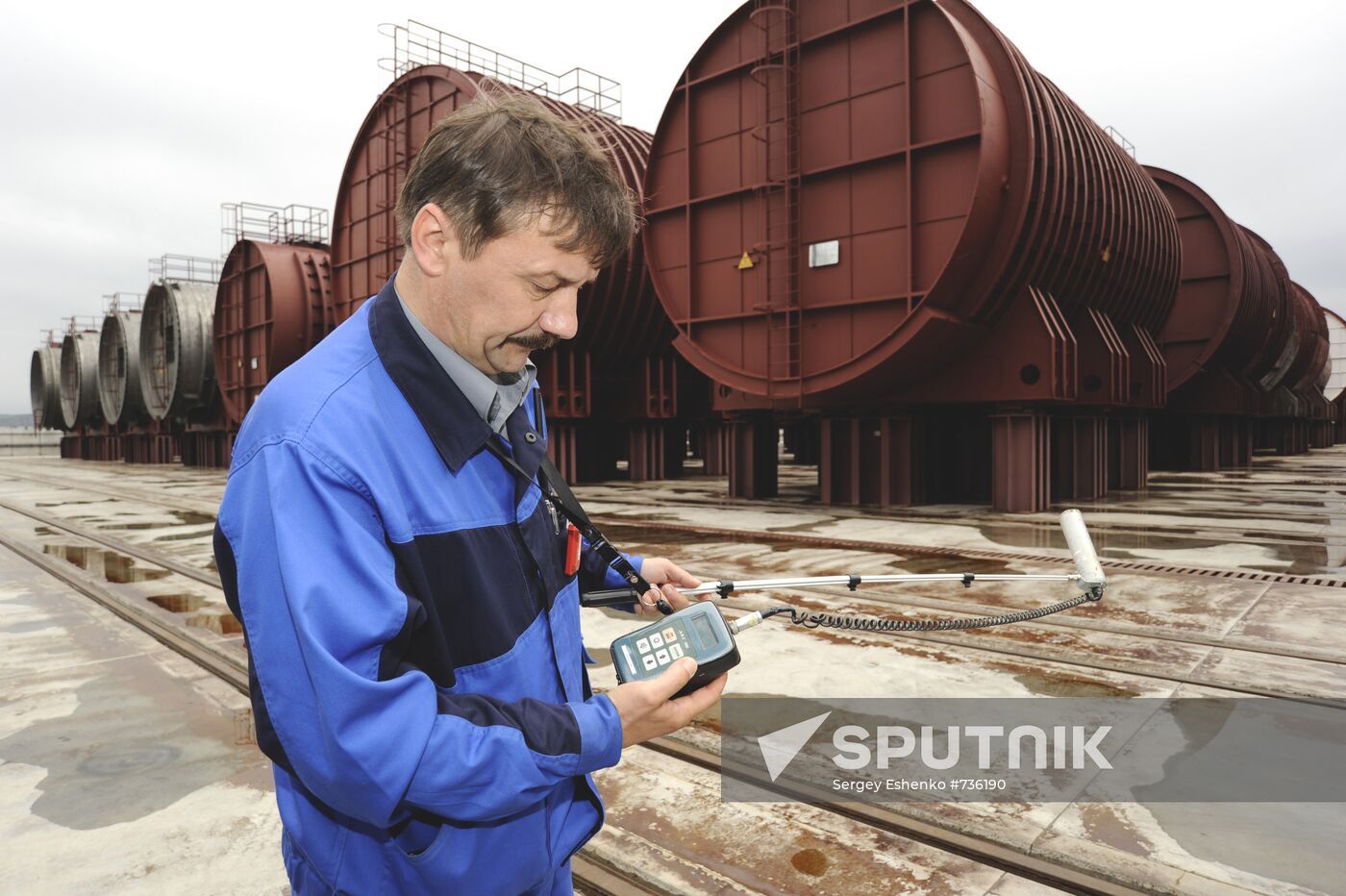 Storage area for reactor compartments in Murmansk Region