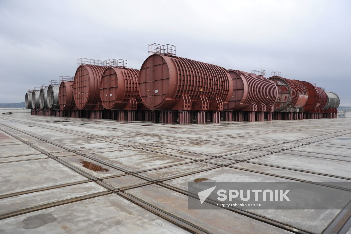 Storage area for reactor compartments in Murmansk Region