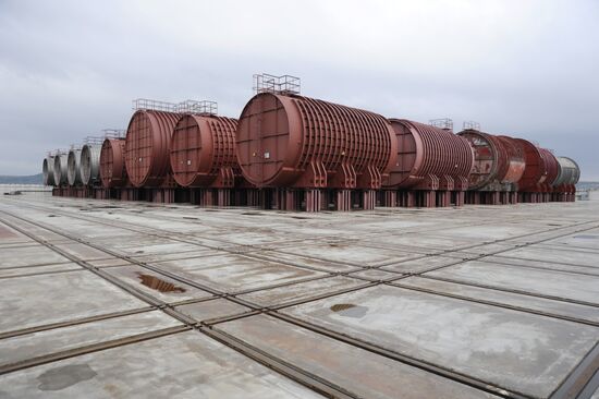 Storage area for reactor compartments in Murmansk Region