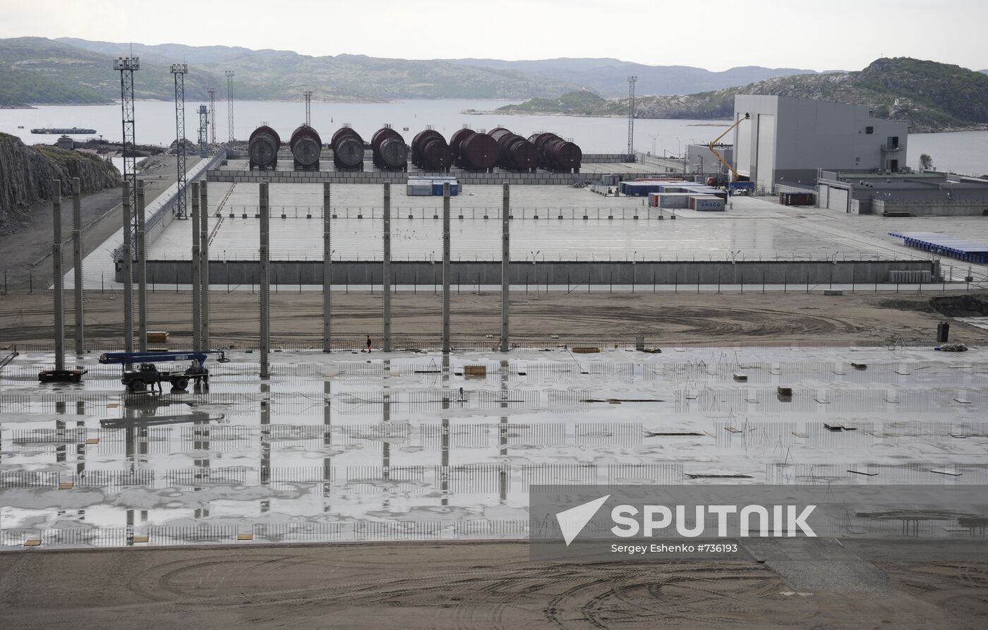 Storage area for reactor compartments in Murmansk Region