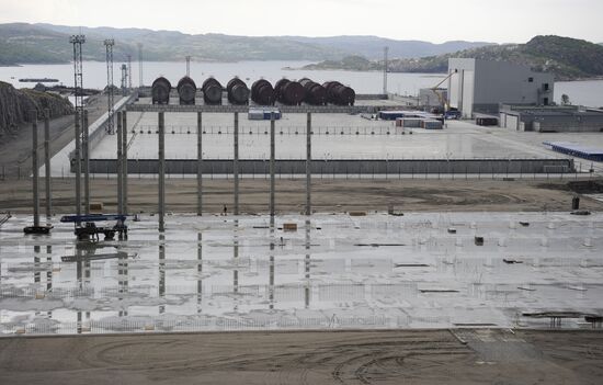 Storage area for reactor compartments in Murmansk Region