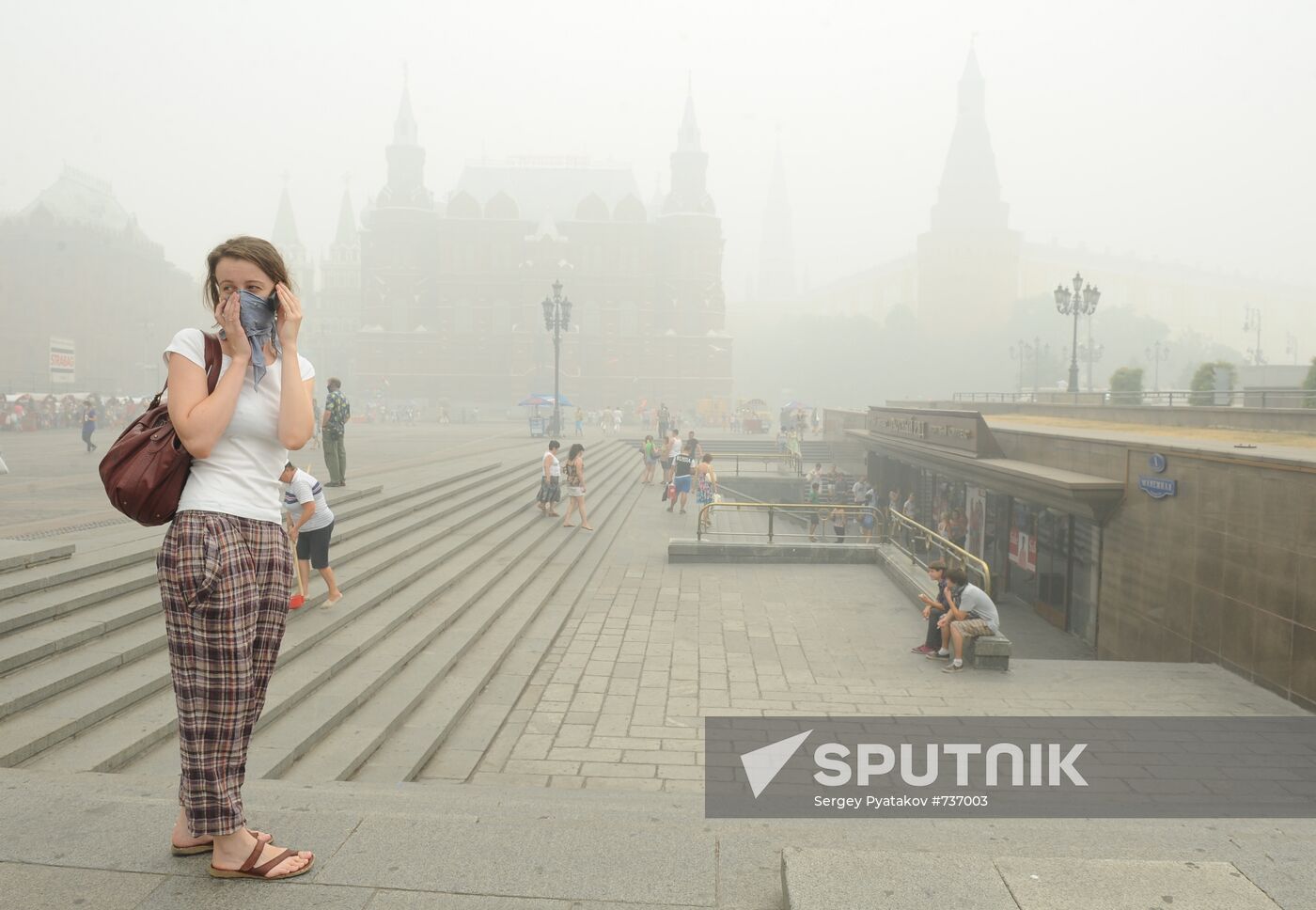 Smog in Moscow