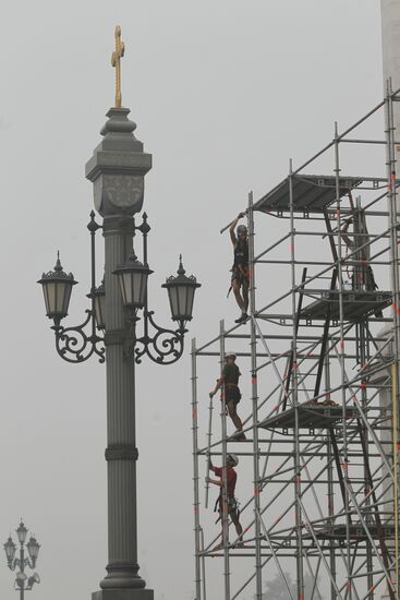 Construction staging