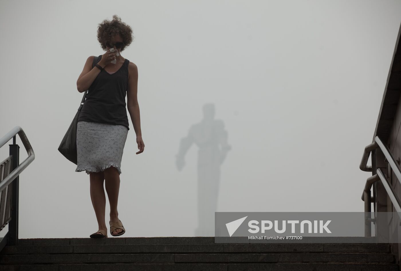 Moscow shrouded in wildfire smoke