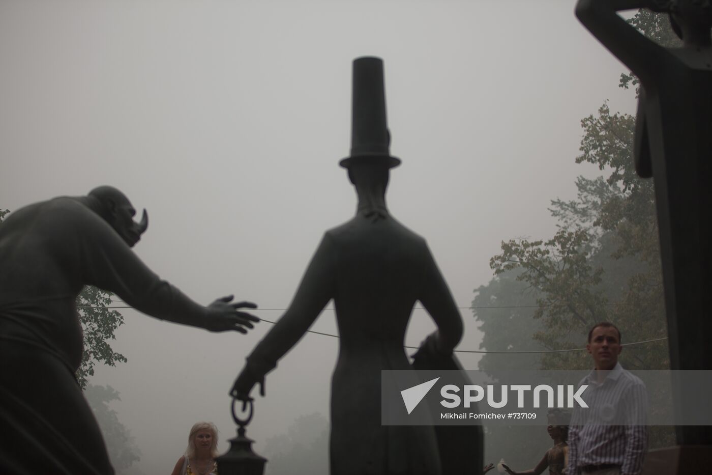 Moscow engulfed in wildfire smoke