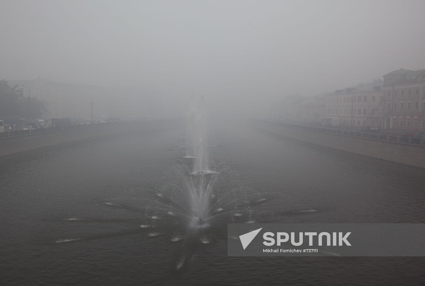 Moscow engulfed in wildfire smoke