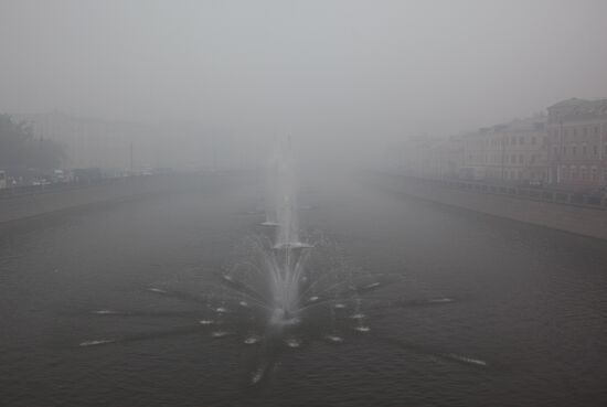 Moscow engulfed in wildfire smoke
