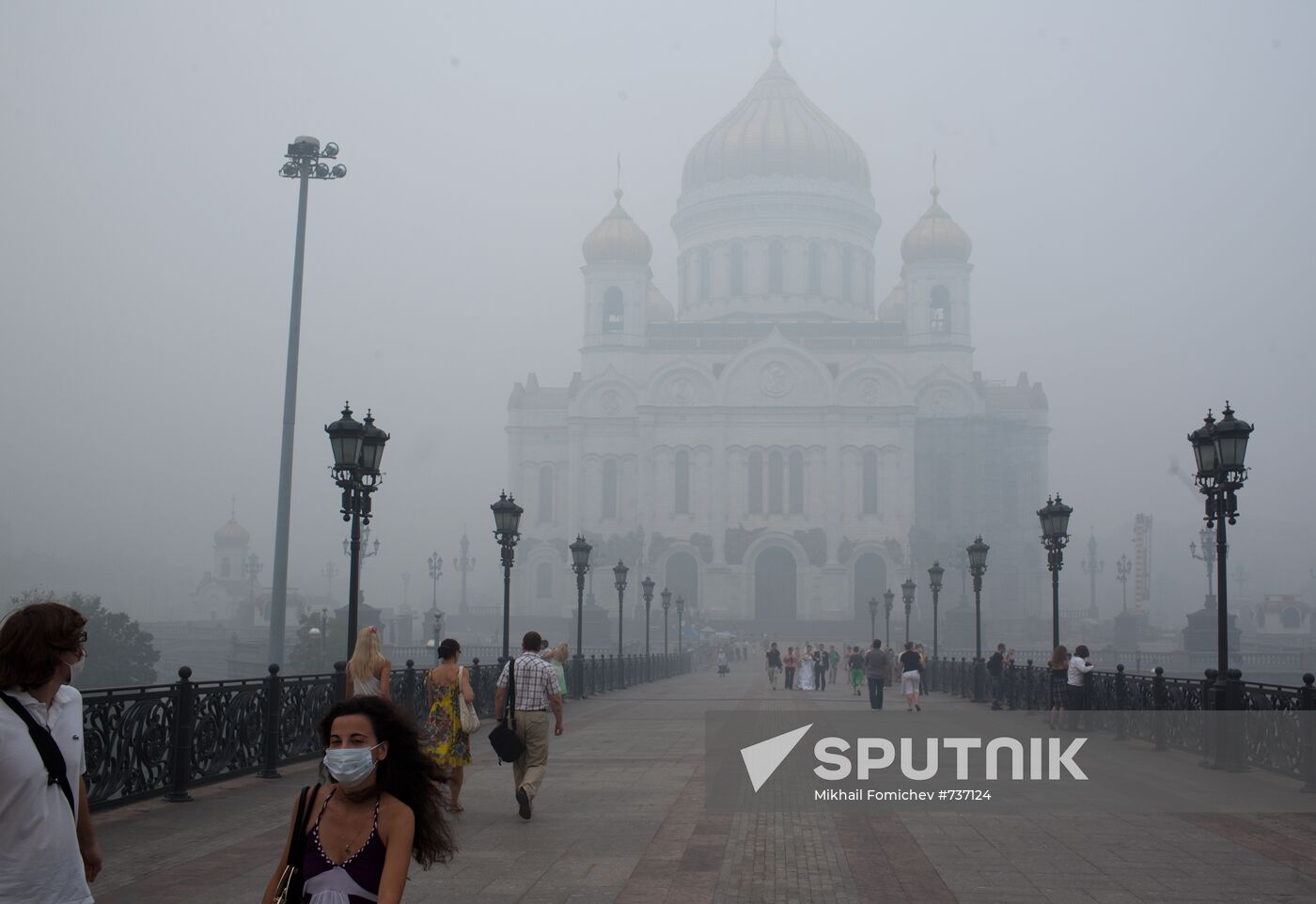 Moscow engulfed in wildfire smoke