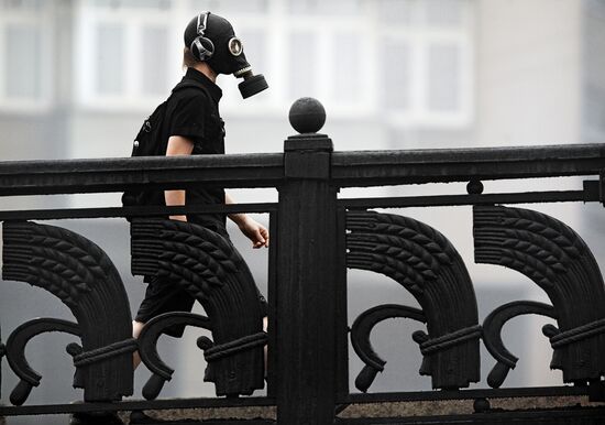 Moscow engulfed in wildfire smoke