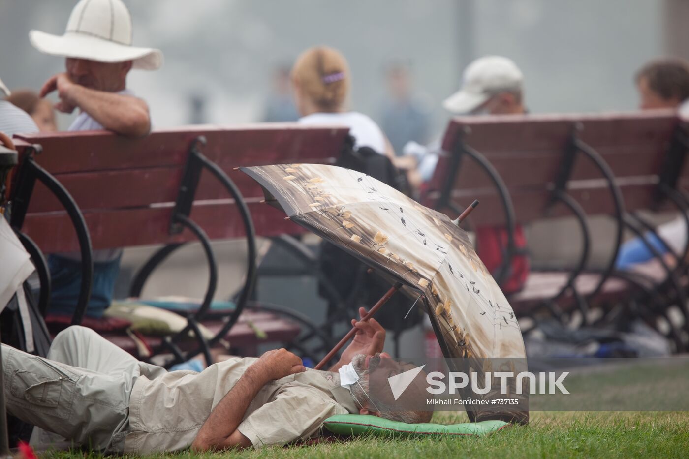 Moscow engulfed in wildfire smoke