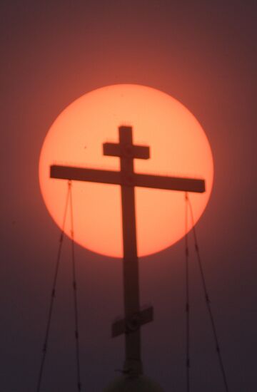 Moscow engulfed in wildfire smoke