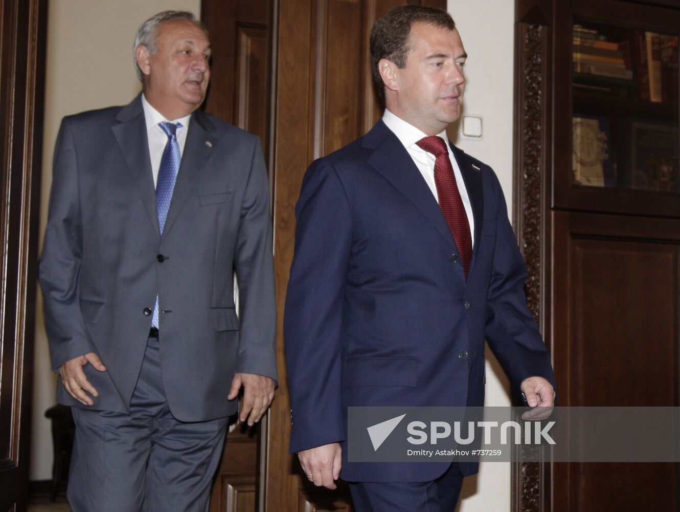 Dmitry Medvedev visiting Abkhazia
