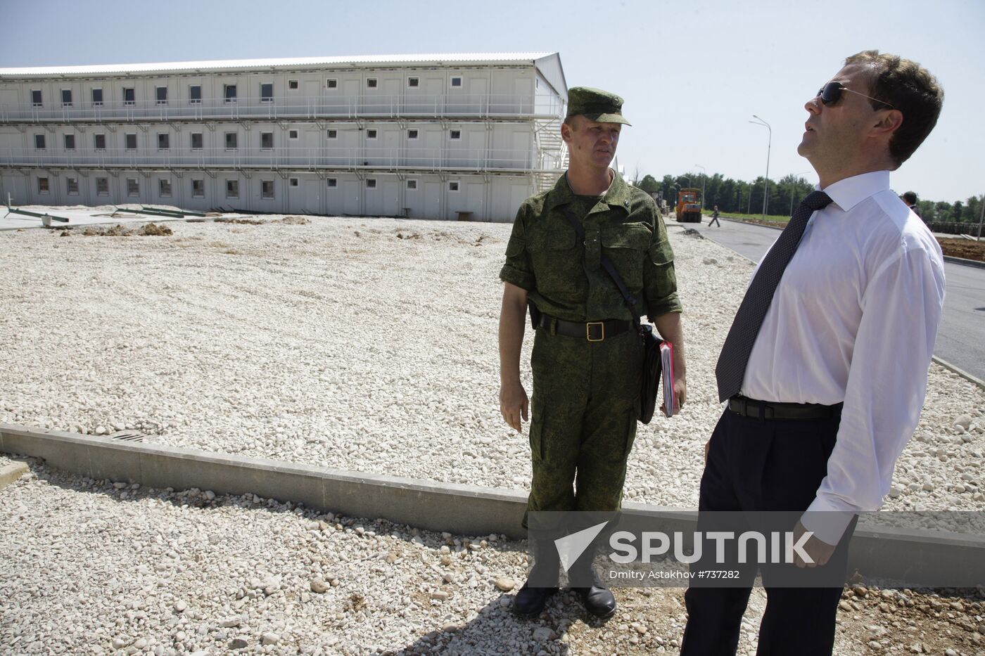 Dmitry Medvedev visiting Abkhazia