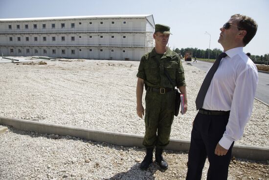 Dmitry Medvedev visiting Abkhazia