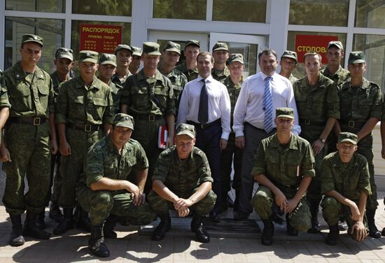 Dmitry Medvedev visiting Abkhazia