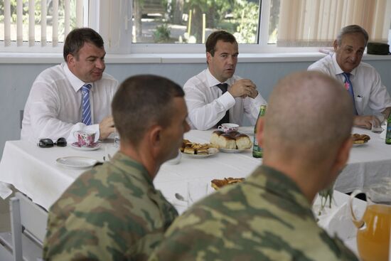 Dmitry Medvedev visiting Abkhazia