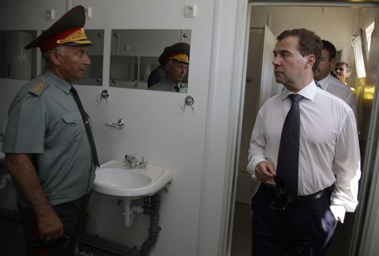 Dmitry Medvedev visiting Abkhazia