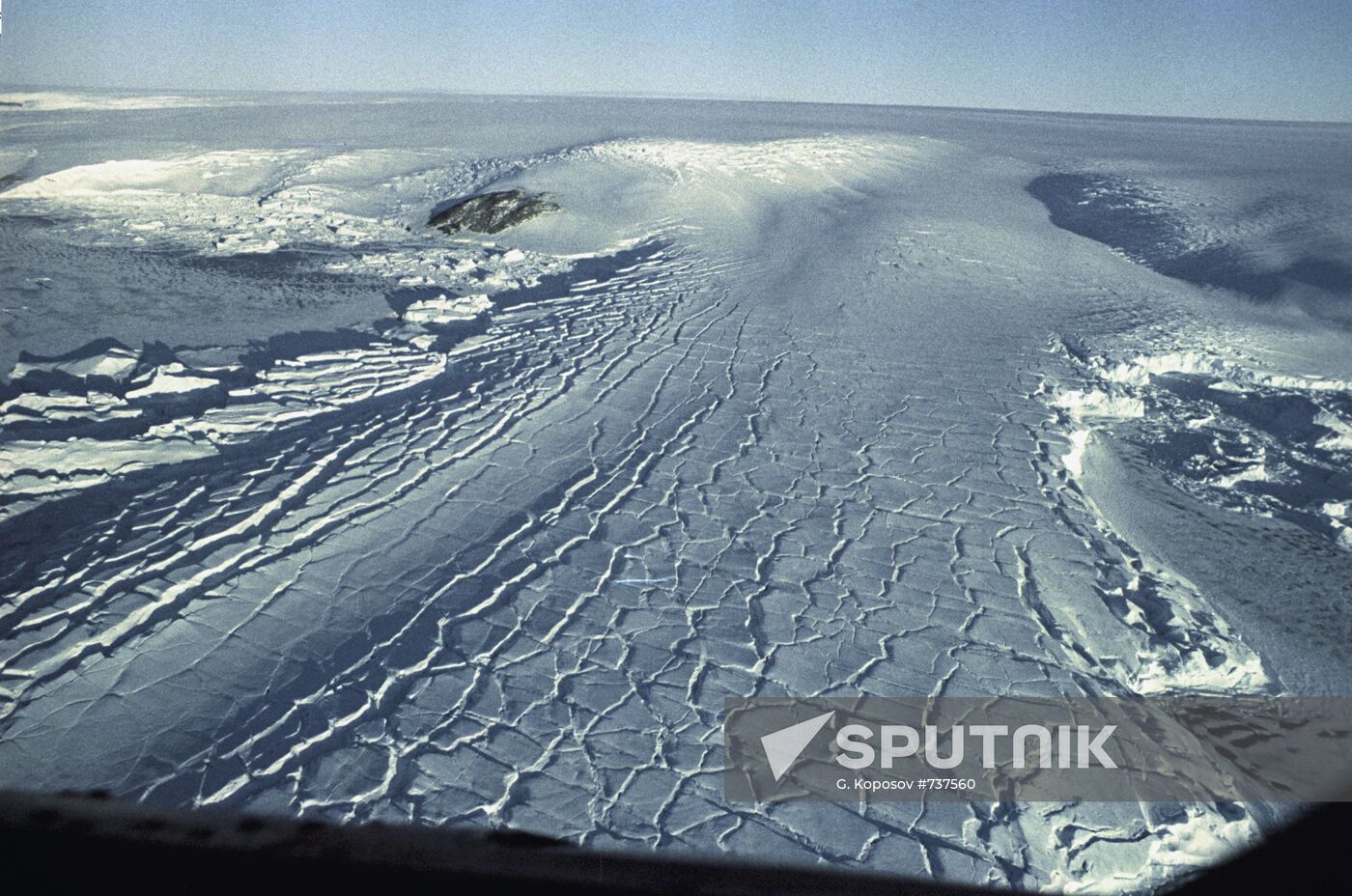 The Antarctic ice cap