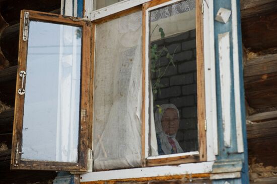 Citizen of Maly Shaplak village