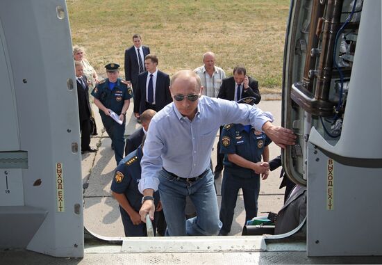 Vladimir Putin visits Central Federal District