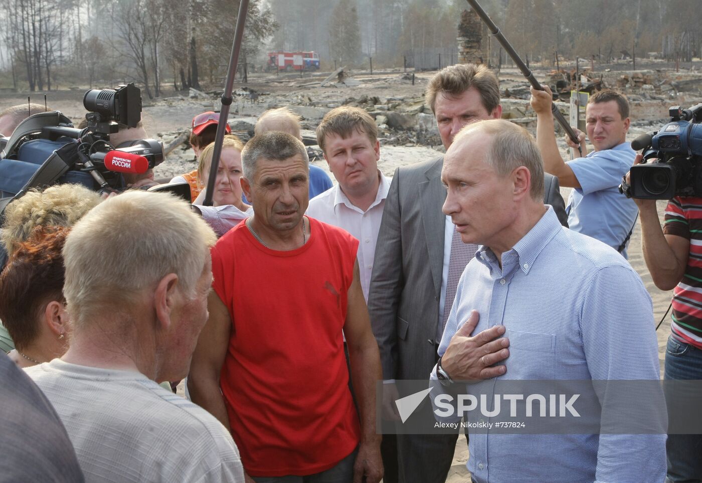 Vladimir Putin visits Central Federal District