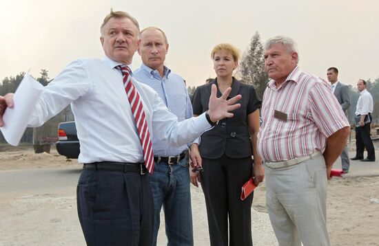 Vladimir Putin visits Central Federal District