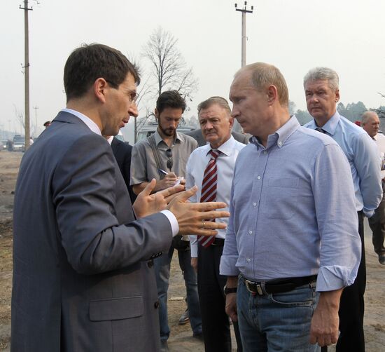 Vladimir Putin visits Central Federal District