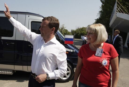 Dmitry Medvedev on working trip to Rostov Region