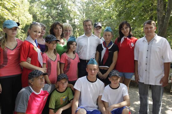 Dmitry Medvedev on working trip to Rostov Region