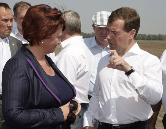 Dmitry Medvedev's working trip to Rostov Region