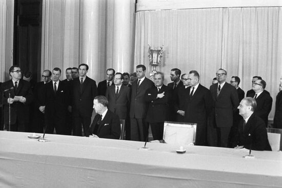 Signing Outer Space Agreement