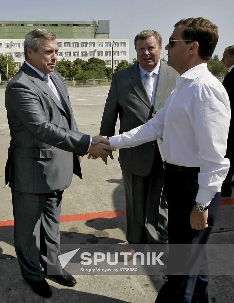 Dmitry Medvedev visits Rostov Region